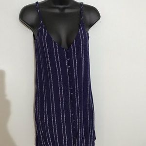 Backless Navy Dress